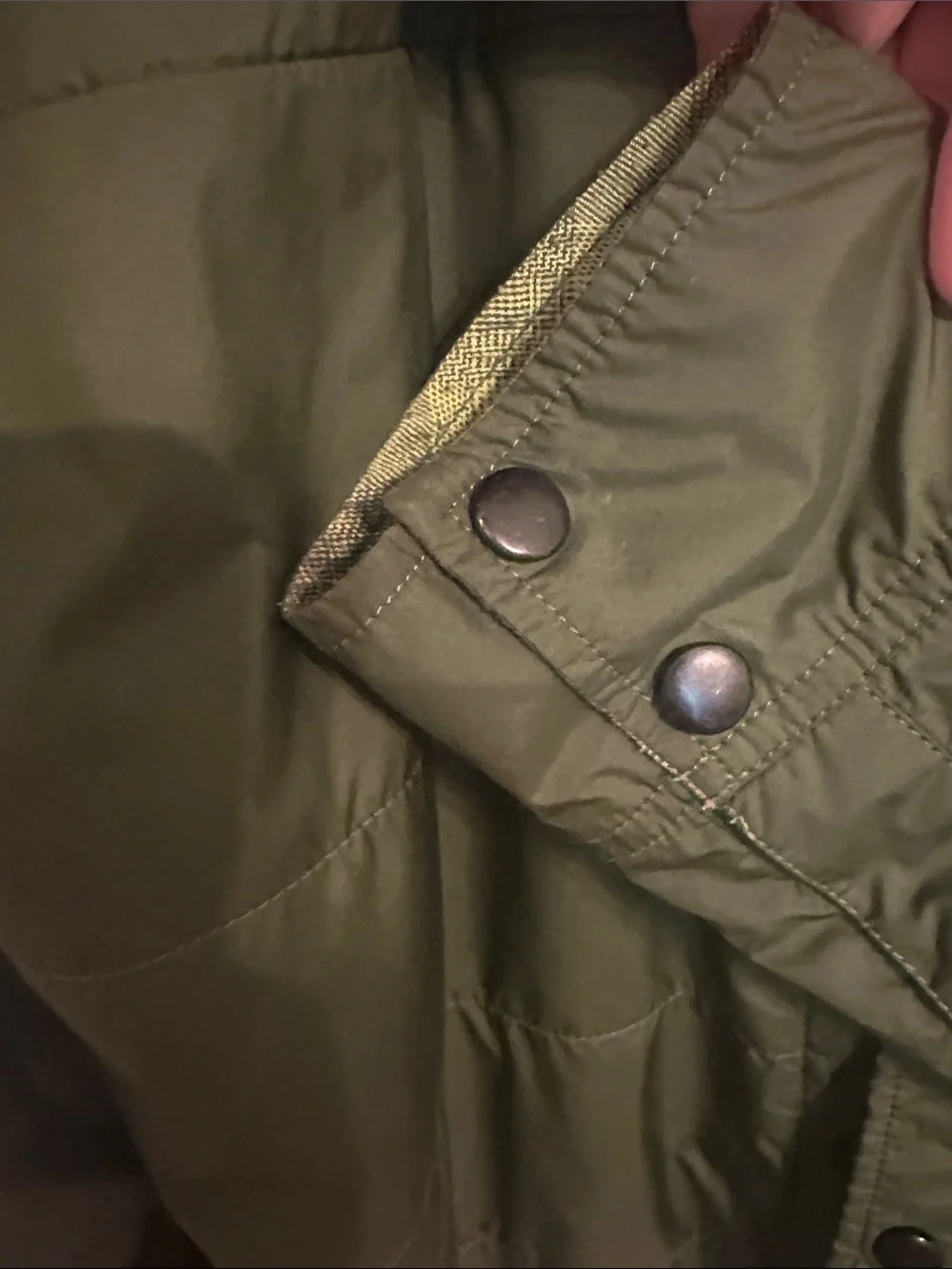 The North Face Men's Olive Green Reversible Jacket